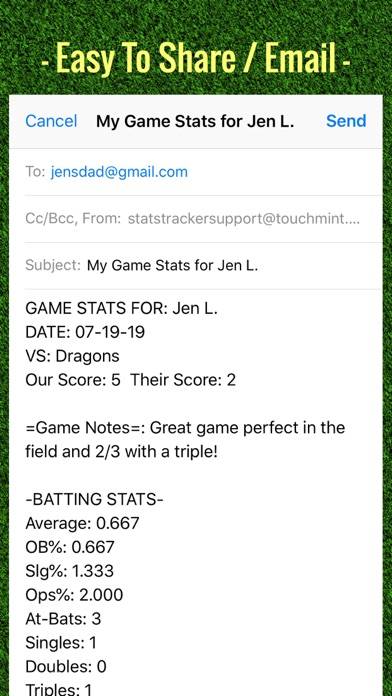 Softball Stats Tracker Pro App screenshot #5