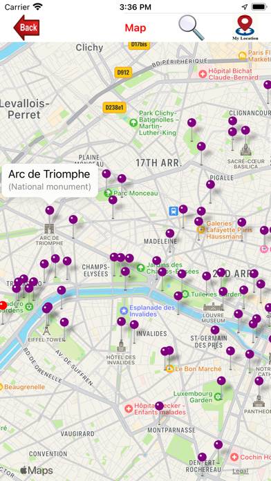 Visit Paris Captura de pantalla de la aplicación #2