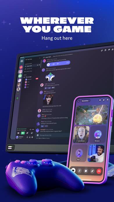 Общайтесь и играйте с Discord Скриншот приложения