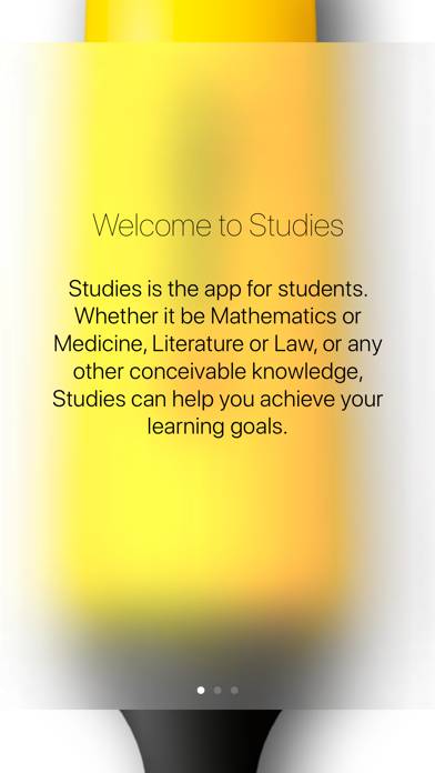Studies App screenshot #1