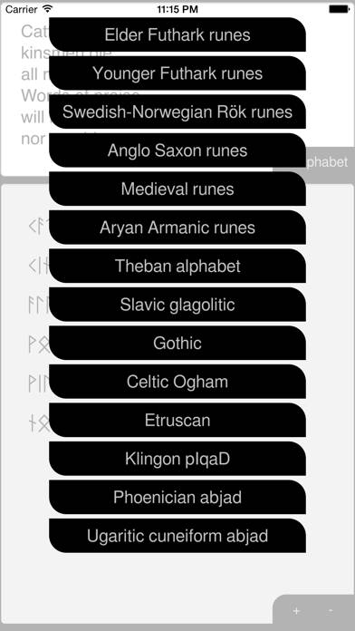 Rune Writer Captura de pantalla de la aplicación #3