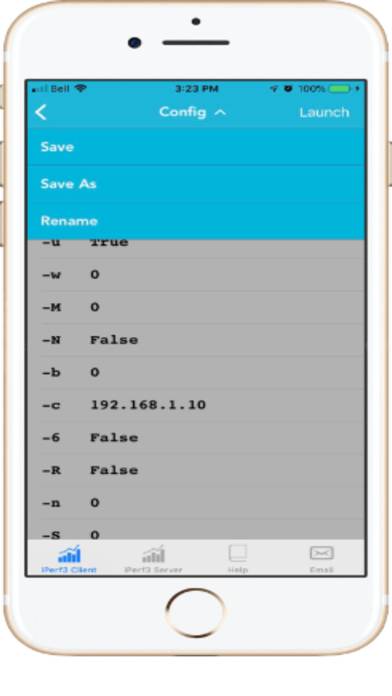 IPerf3 Performance Test Tool Schermata dell'app #4