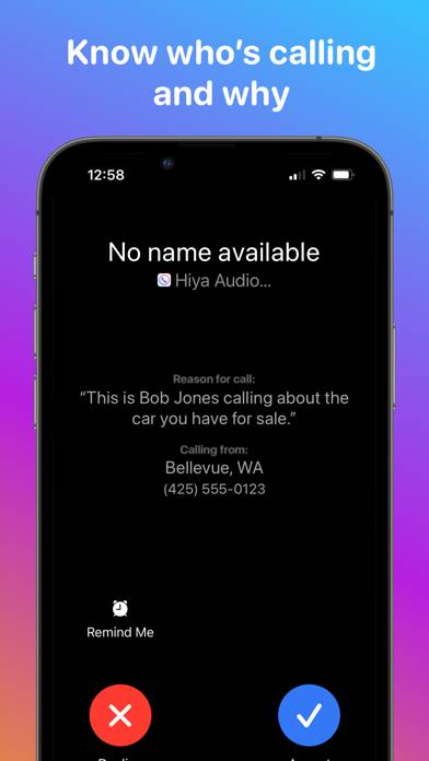 Hiya: Spam Blocker & Caller ID App screenshot #1