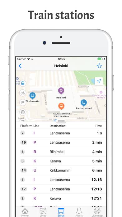 Transporter Journey planner App screenshot #1