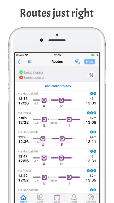 Transporter Journey planner App-Screenshot #3