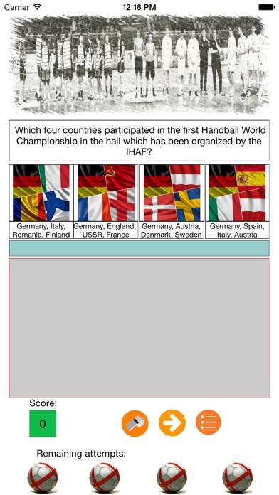 Handball Rules and Quiz App screenshot #2