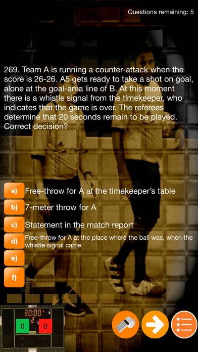 Handball Rules and Quiz Capture d'écran de l'application #3
