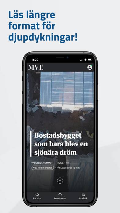 Mvt App skärmdump