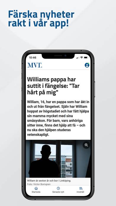 Mvt App skärmdump