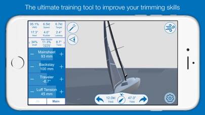 North U Sailing Trim Simulator - Virtual, Sailor, Wind, Navigation, Regatta
