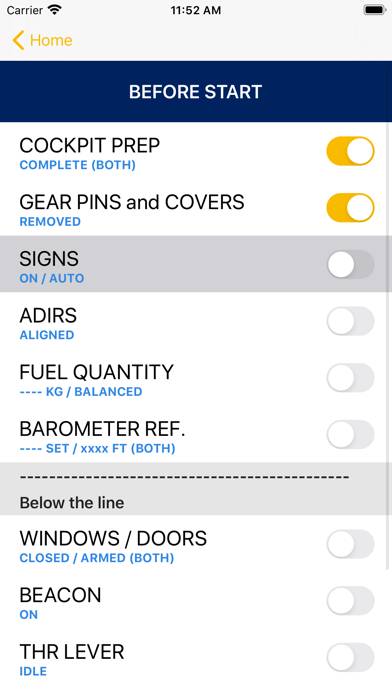 A320 Checklist App screenshot #3