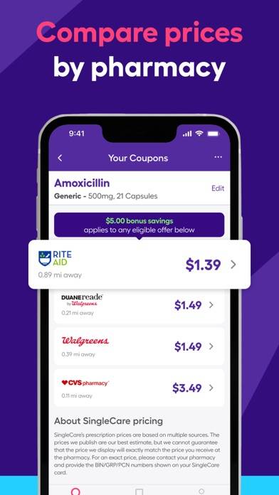 SingleCare Rx Pharmacy Coupons App screenshot #4