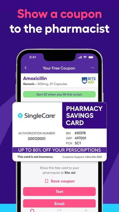 SingleCare Rx Pharmacy Coupons App screenshot