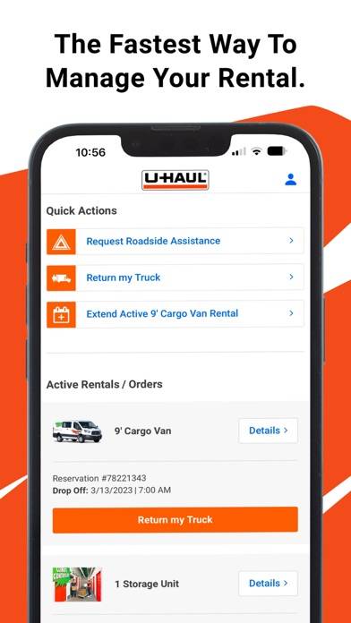 U-Haul App screenshot