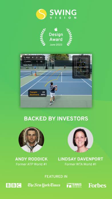 SwingVision: Tennis Pickleball Captura de pantalla de la aplicación #1