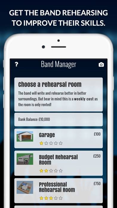 Superstar Band Manager App skärmdump #2
