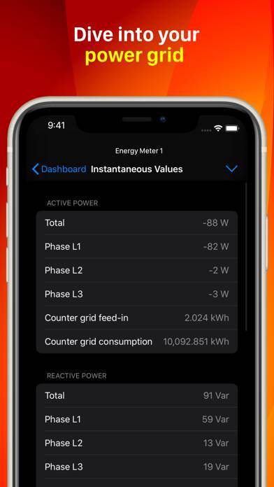 Energy Meter App-Screenshot