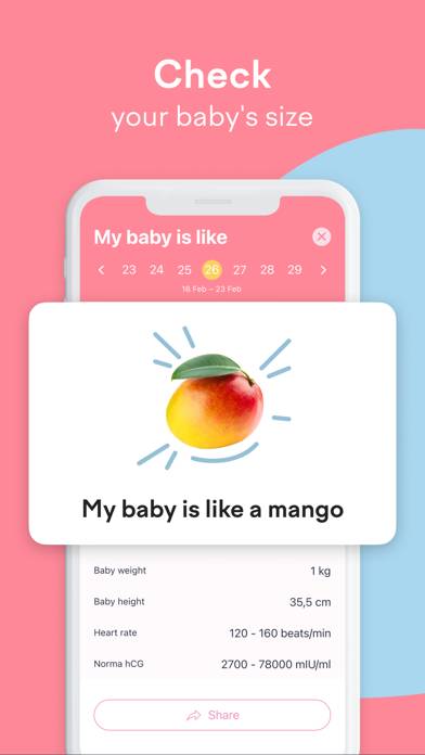 Amma: Pregnancy & Baby Tracker Скриншот приложения #2