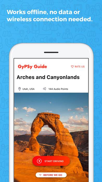 Arches Canyonlands GyPSy Guide App screenshot