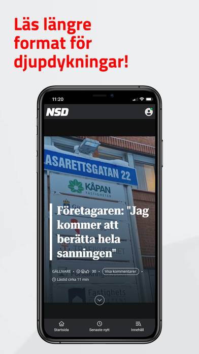 Nsd App skärmdump