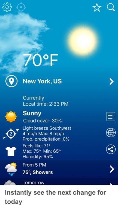 Weather XL PRO Captura de pantalla de la aplicación #4