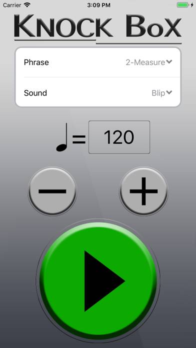 Knock Box Metronome App screenshot #1