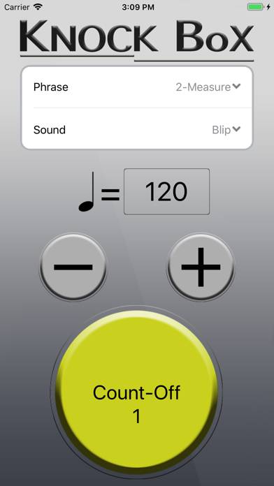 Knock Box Metronome Capture d'écran de l'application #2