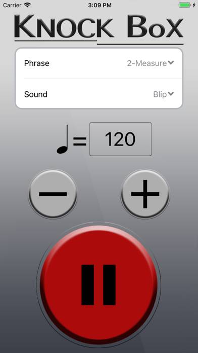 Knock Box Metronome Capture d'écran de l'application #3