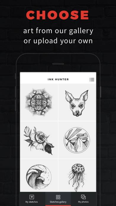 INKHUNTER Try Tattoo Designs Captura de pantalla de la aplicación #1