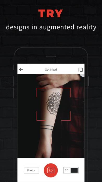 INKHUNTER Try Tattoo Designs Captura de pantalla de la aplicación #2