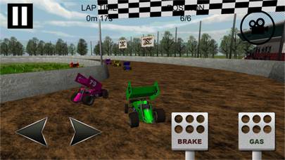 Sprint Car Dirt Track Game App screenshot #1