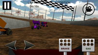 Sprint Car Dirt Track Game App screenshot #2