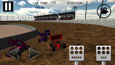 Sprint Car Dirt Track Game App screenshot #5