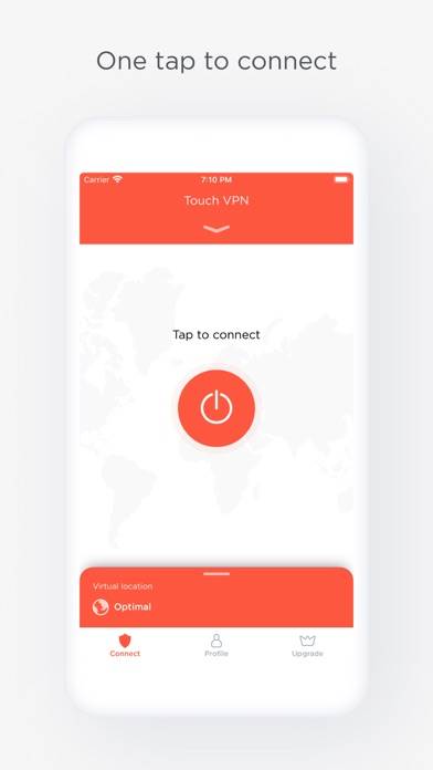 Touch VPN Secure Hotspot Proxy App screenshot