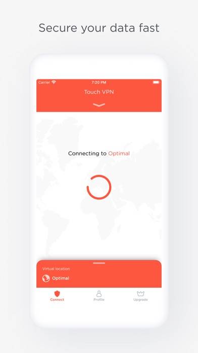 Touch VPN Secure Hotspot Proxy App screenshot