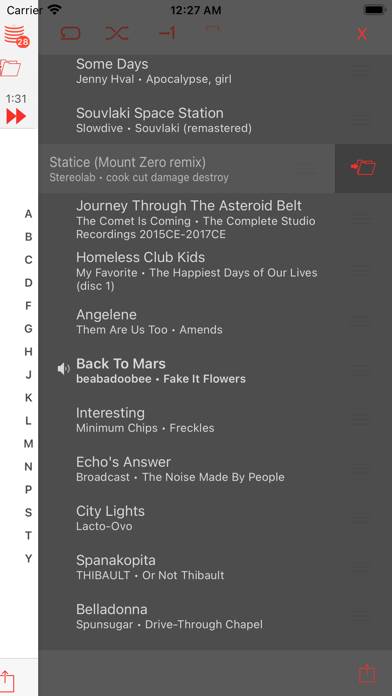 MPDluxe Schermata dell'app