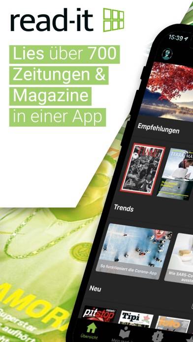 Read-it: Zeitungen & Magazine App-Screenshot #1