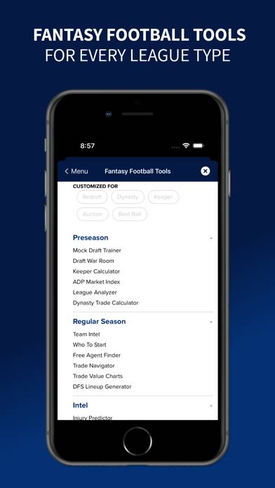 Draft Sharks Fantasy Football App screenshot