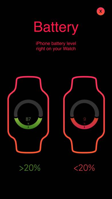 NetWatch for Apple Watch : Check your Phone Network & Battery Capture d'écran de l'application #2