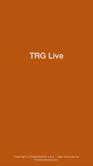 TRG Live immagine dello schermo