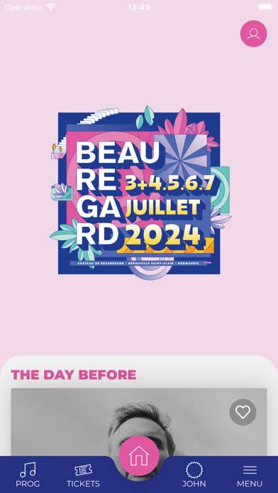 Festival Beauregard 2024 Capture d'écran de l'application #1
