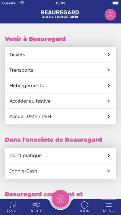 Festival Beauregard 2024 App screenshot #3