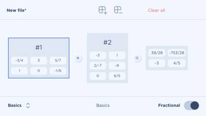 Matrix math calculator Pro Schermata dell'app #3