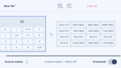 Matrix math calculator Pro Capture d'écran de l'application #5