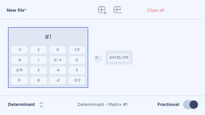 Matrix math calculator Pro Capture d'écran de l'application #6