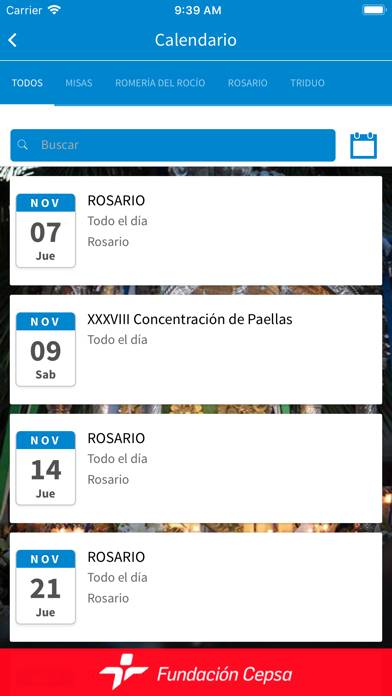 Rocío de Huelva App screenshot