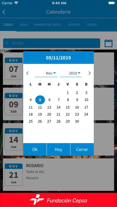 Rocío de Huelva App screenshot
