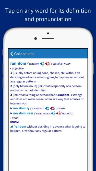 Oxford Collocations Dictionary Schermata dell'app #5