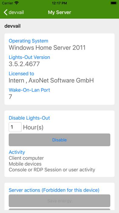 Lights-Out Mobile App-Screenshot #5