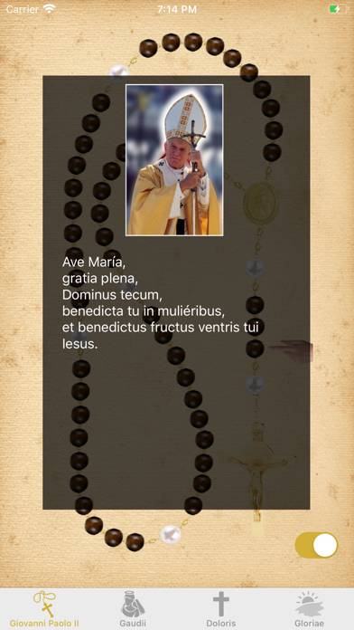 Interactive Rosary in Latin Captura de pantalla de la aplicación #2